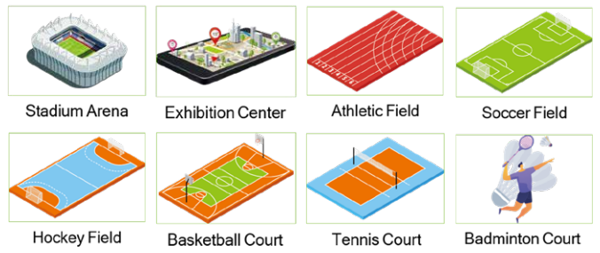 IP66 Waterproof LED High Mast Light With ADC12 Die-casting Aluminum For Stadium Sport