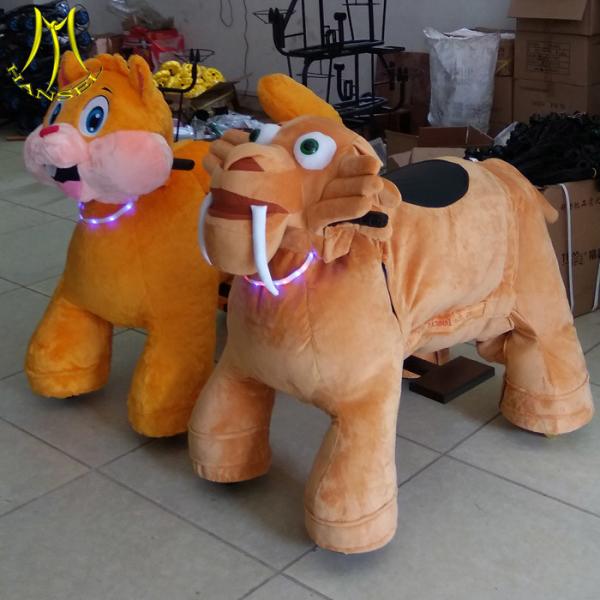 Hansel  entertainment ride on for adults electric bicycle plush ride on animals plush zippy animal toy car