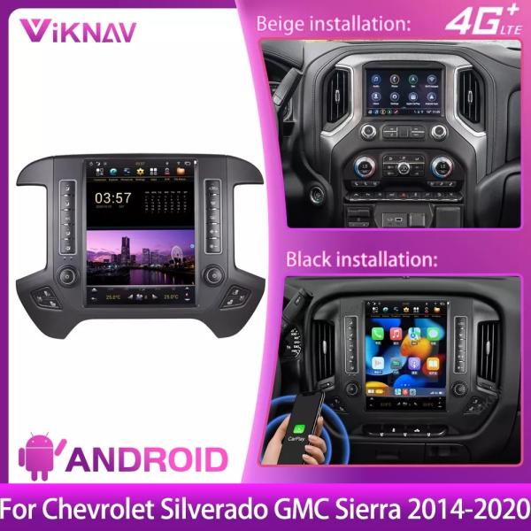 IPS Screen Chevrolet Car Radio For Silverado GMC Sierra 2014 To 2020