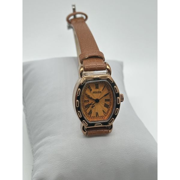 Miler ML-222 Classic Wholesale Gift Light Weight And Genuine Lady Leather Wrist Quartz Watch