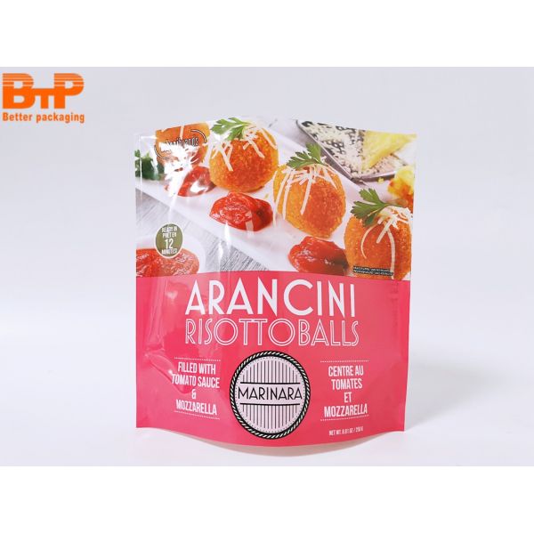 Recycle PE Bags Plastic Packaging Pouch Stand up Bag for Food Snack Beef Jerky Meat Package  Sealing Pouch