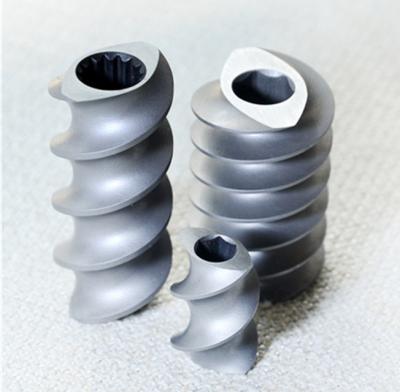 Tipo dobro peças do parafuso da máquina da extrusão, elementos do parafuso TEX65 para projetar plásticos
