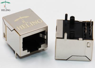 8P8C conector protegido THT MJ5608-B011-RF1 modular do ângulo direito RJ45