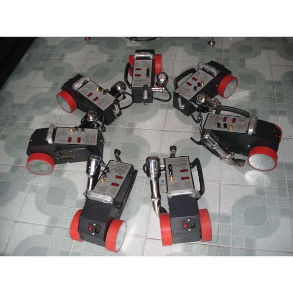 Portable Vinyl Hot Air Welding Machine With Adjustable Temperature / Fan Motor Speed