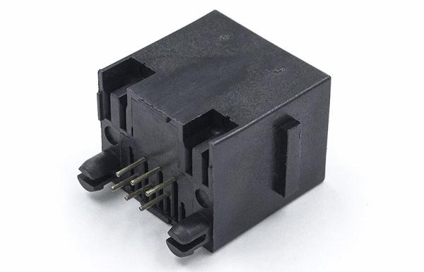 180 conector del grado Rj11 6p6c por negro del oído PBT sin el transformador TM52T511SBX1B