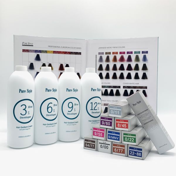Hair Dye Factory Professional Salon Supply Organic OEM Hair Dye Cream  Bulk Natural Hair Colorant Permanent Hair Color