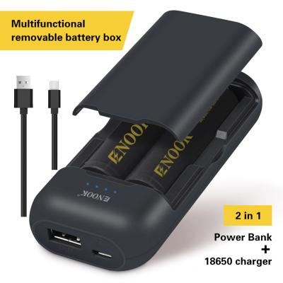 Enook Lithium Ion Battery Charger 18650 Ultra Slim Power Bank Portable Charger