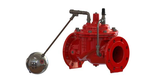 O azul vermelho flangeado de modulação FBE revestiu a válvula de controle do flutuador