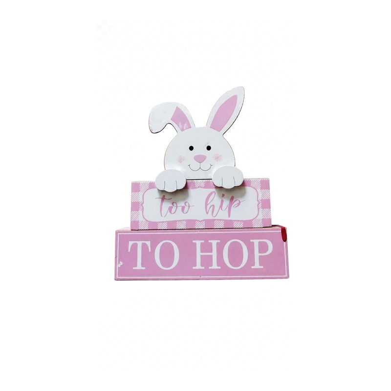 Customizable Artwork Easter Decoration with OEM/ODM Services for Seasonal Retail Layered Sign