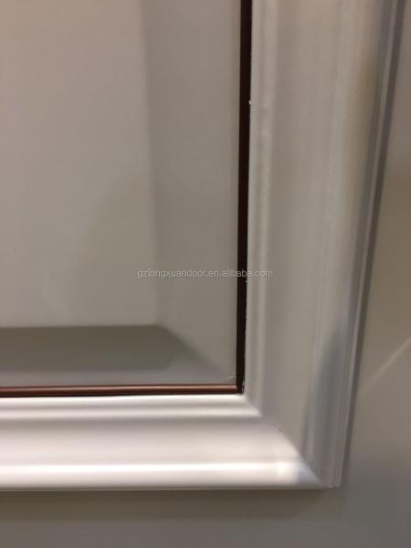 ROHS Plain Solid Wood Internal Doors White Soundproof Environmental Protection