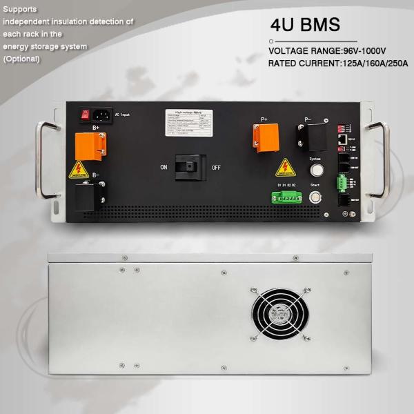 GCE 480V 250A BMS Solution , 4U Master Slave Battery Management System