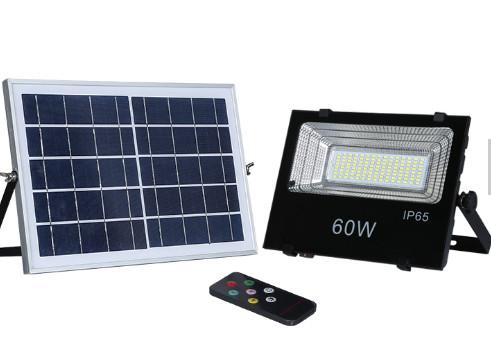 Fast Charging Solar LED Flood Lights Intelligent Remote Control  For Outdoor Work