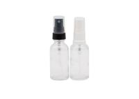 Bouteille réutilisable en verre transparente de estampillage chaude du jet 60ml