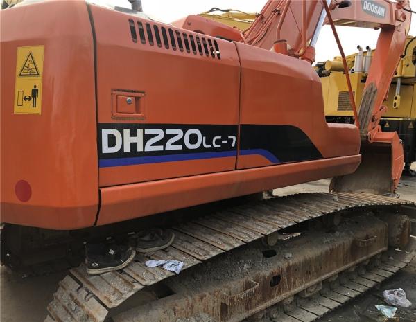                  Secondhand Doosan Daewoo Hydraulic Excavator Dh220LC-7, Doosan 220 225 Digger on Sale             