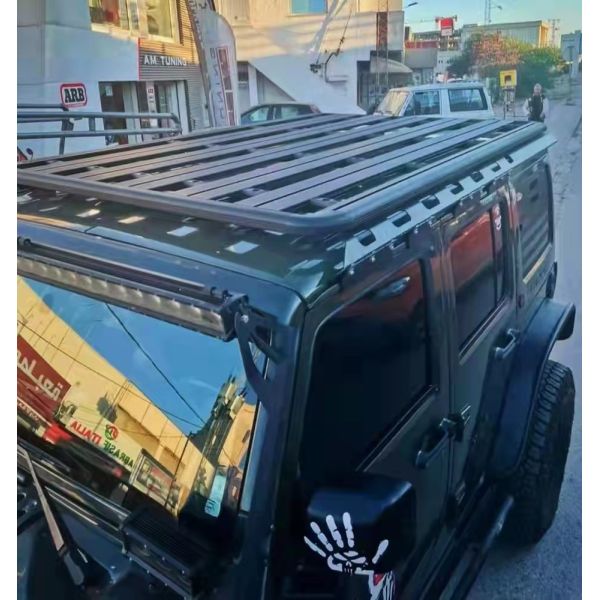 Aluminum Flat JEEP Roof Rack JK JL Jeep Wrangler Roof Bars