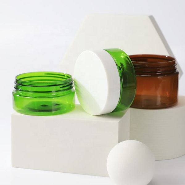 Aluminium Caps Hand Lotion PET Cream Jar 350ml OEM ODM