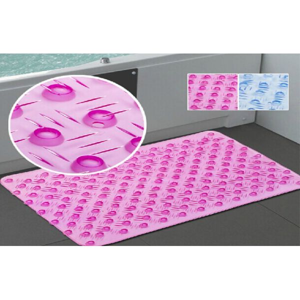 Rose Toilet bubble PVC Bath mat Plastic Bathroom Accessories 40*60CM