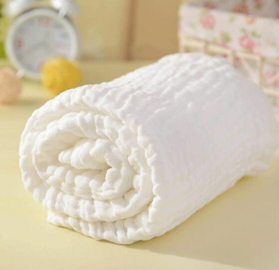 110x115cm 6 layer Washing Medical 100% Cotton Baby Gauze Bath Towel Wholesale China Factory