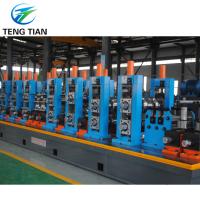 HG165 High Frequency Welded Pipe Mill with PLC Control 80m/min