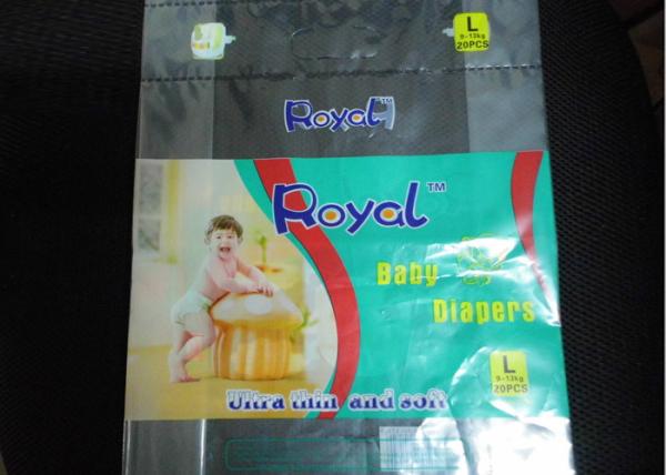 PE Flexible Plastic Packaging For Baby Diaper 13 Color Gravure Printing
