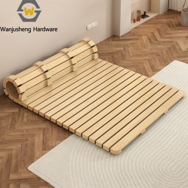 Tatami Solid Wood Bed Frame Breathable Moisture-proof Foldable Large Size Color Customizable Bedding