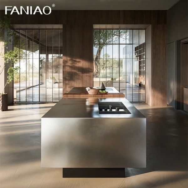 Custom Wood Complete Melamine Full Kitchen Cabinet Furniture Kitchen Cabinets Cupboard Manufacturer