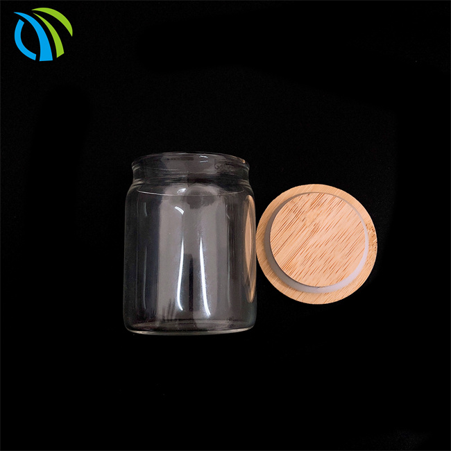 650ml 4 крышка ODM 650ml банок хранения опарника Oz воздухонепроницаемая стеклянная бамбуковая