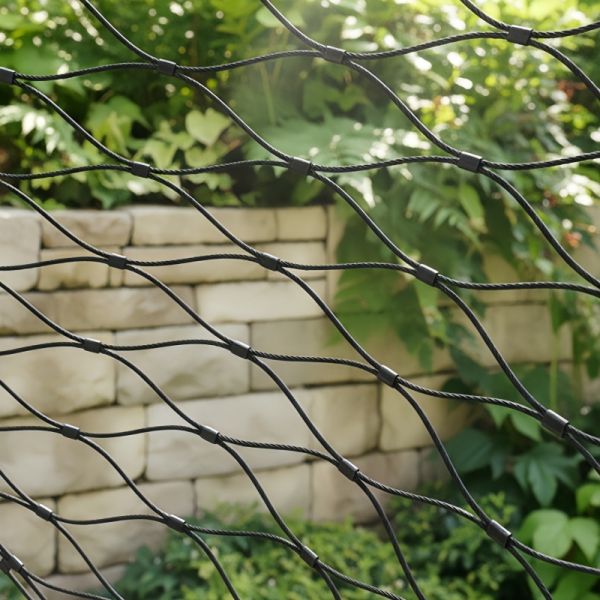 Steel Plant Support Green Wall Trellis System 3kN-12kN Load Capacity And 50mmx80mm Aperture For Vertical Growth