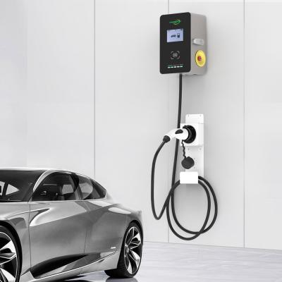 50Hz/60Hz carregador fixado na parede do carro elétrico de liga de alumínio 7KW