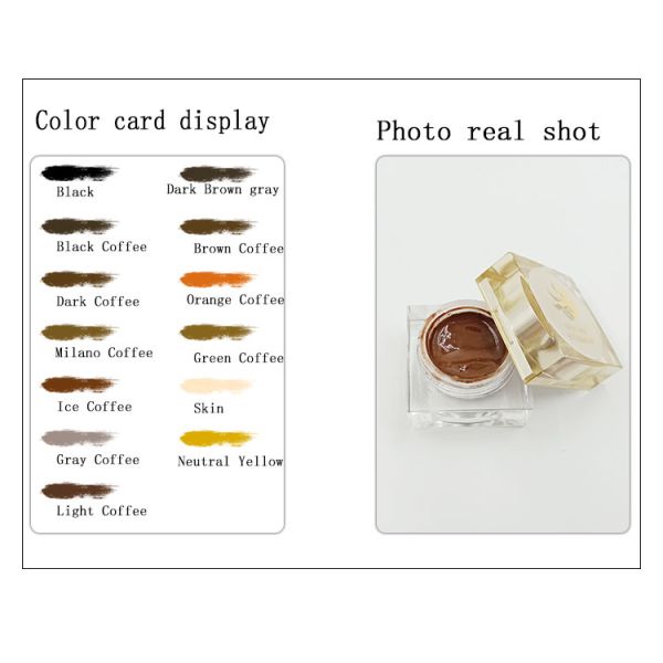 Татуировка чернила красить/татуировки Microblading микро- постоянных цветов сливк 13 пигмента макияжа хорошая качественная