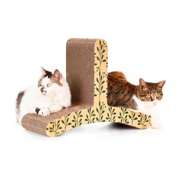 High Quality Corrugated Paper Material Environmental Protection Inverted T Cat Scratch Board