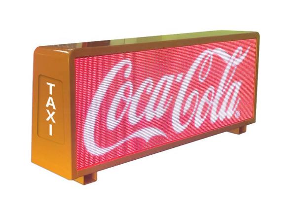 Display LED de telhado de táxi de baixo custo e vivo para display de sinalização LED automotivo