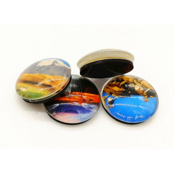 Aimants de touristes de réfrigérateur de souvenir matériel de verre cristal de d