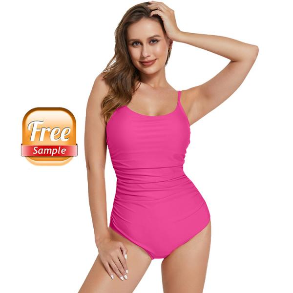 Como mostra fitness bikini roupa de banho HEXIN Custom cintura alta empurrar para cima controle da barriga para mulheres