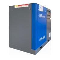 Imán permanente industrial del compresor de tornillo de la velocidad variable de 22 kilovatios 30 caballos de fuerza 120cfm
