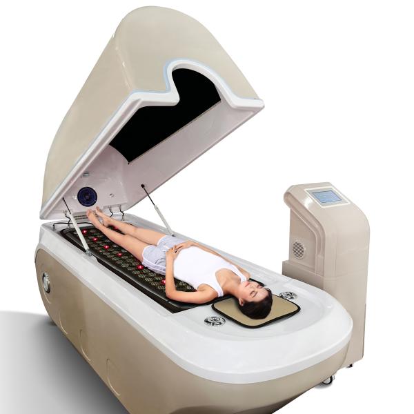Touchscreen Pemf Therapy Sauna Hydro Massage Capsule With Infrared Mat