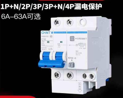 6~63A Earth Leakage Circuit Breaker , Electric Circuit Breaker 1 2 3 4 P AC230/400V