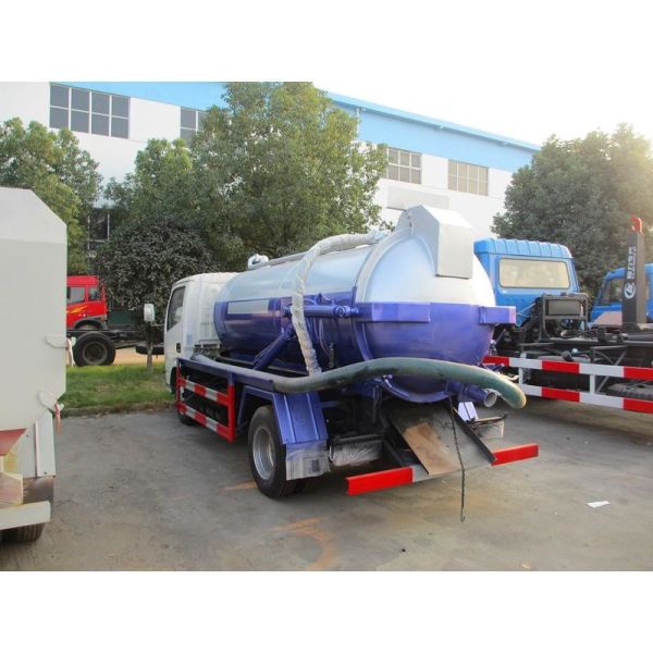 2015 new 6m3 fecal suction truck vacuum tanks for sale flush truck
