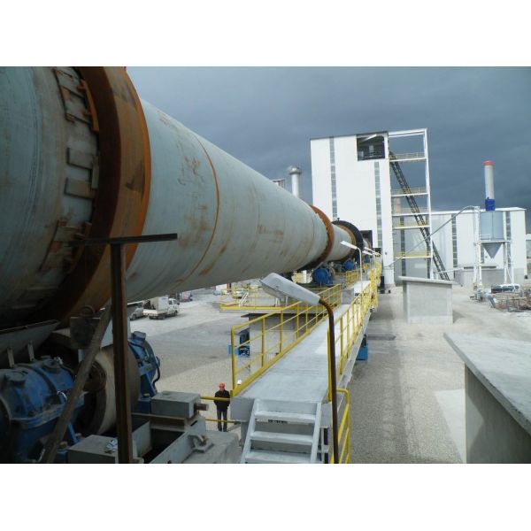 Steel Rotary Kiln with 20-25 Mm Shell Thickness, 904L Inner Shell, and PLC Automated Control for Metal Melting