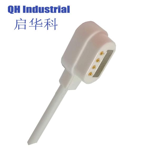 4Pin Republic Of Korea magnetic laptop power connector wearable charger cable with pogo pin