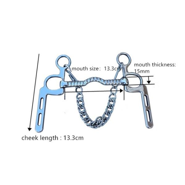 Finition polie en acier inoxydable coude avec une bouche à port bas et des crochets