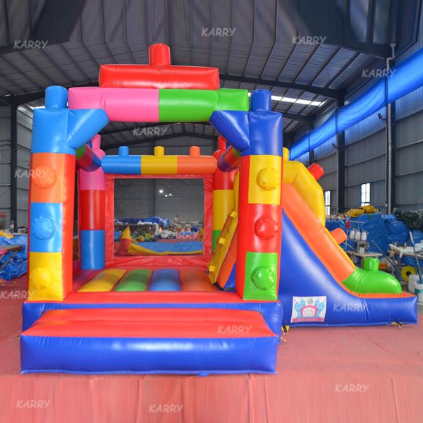 Age Range 14 Years up Inflatable Jumping Castle with Slide Combo Professional OEM Service