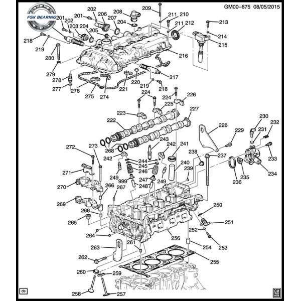 High Precision 12665167 12665166 12663027 12685407 Kaidi Crankcase Ventilation Valve