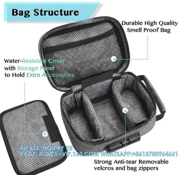 Manufacture Supply New Design Style Smell Proof Bag Absorb Ctivated Carbon For Smoker Accessories