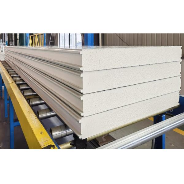 Painel de sanduíche de sala limpa de alta densidade branco Painéis de sanduíche de parede à prova de fogo