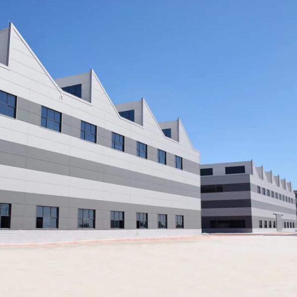 Economical Large Span Prefabricated Metal Warehouse Durable Steel Structure Office Building Aircraft Hangar