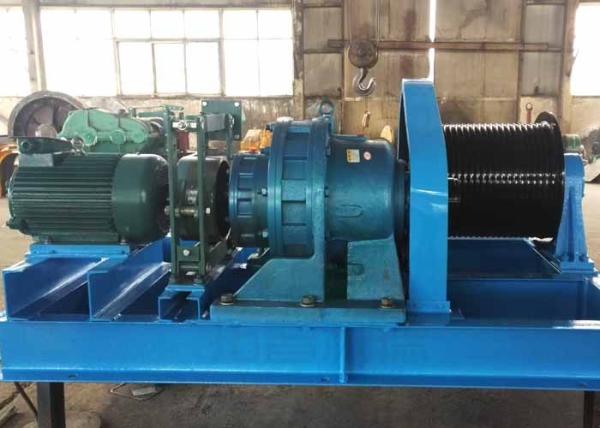500 KN heavy material loading wire rope pulling electric mooring winch for marine and boat
