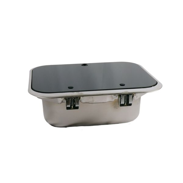 RV kitchen parts Stainless Steel basin with lid including the foldable