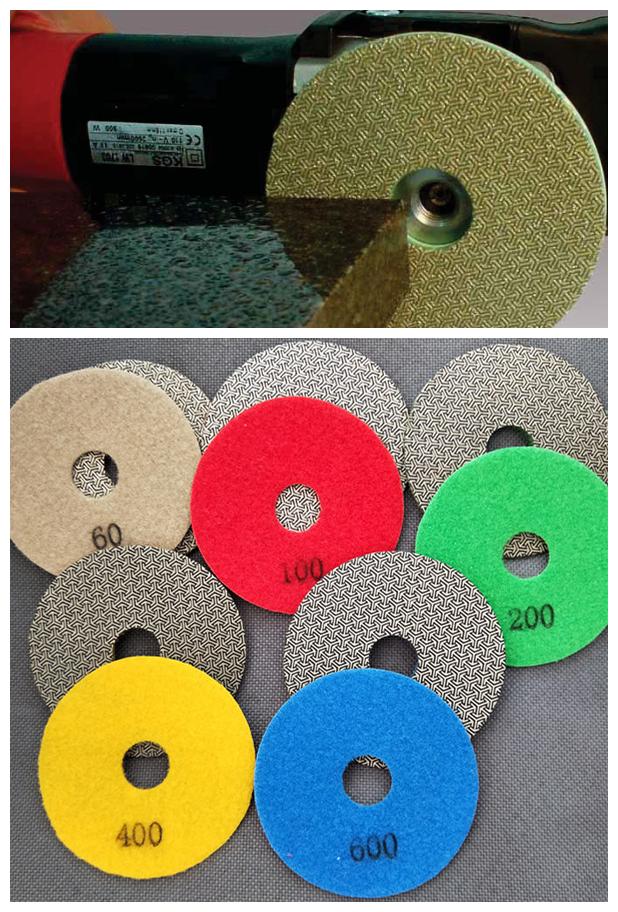 4 Inch Diamond Flexible Polishing Pad Chemical Stability High Grinding Efficiency