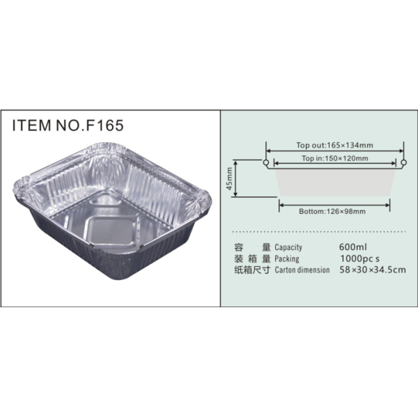 Outdoor Dining Made Safe and Easy with Aluminum Foil Lunch Box Low Flat Lid Option